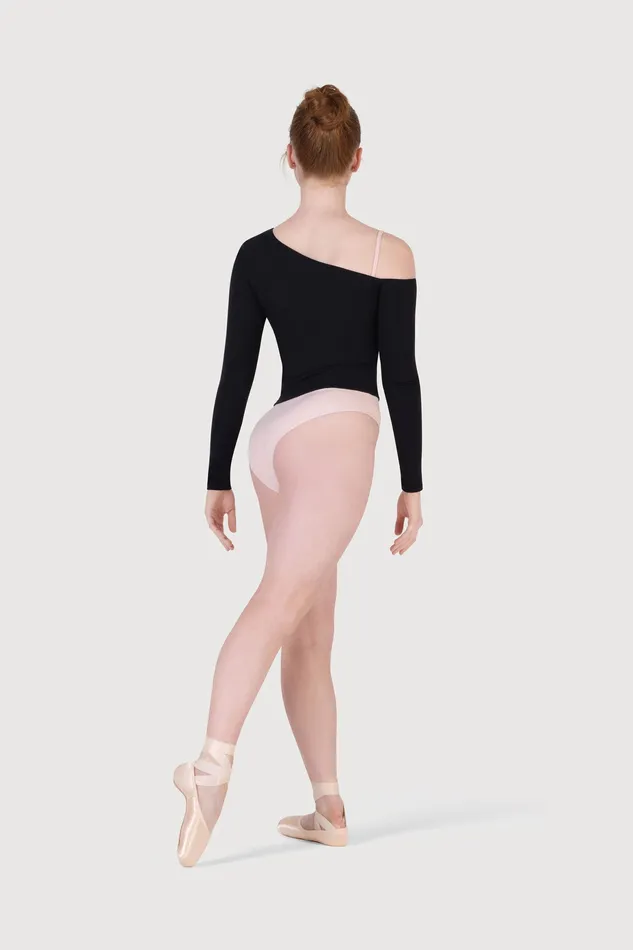 Tops Adult Bloch Ladies Laoise Soft Asymmetric Top Black Tops Adult Bloch Ladies Laoise Soft Asymmetric Top Black