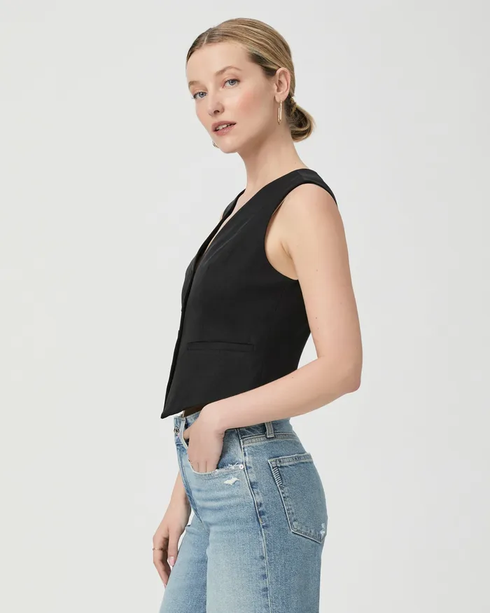 Tops and Blouses Women Iris Vest 8211 Black PAIGE Tops and Blouses Women Iris Vest 8211 Black PAIGE