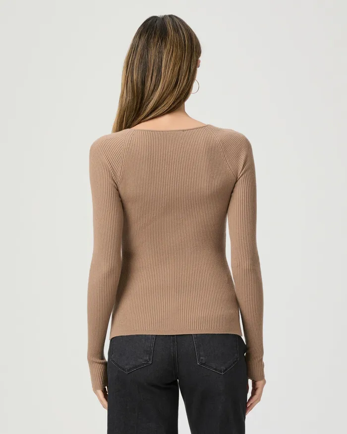 Tops and Blouses Women PAIGE Parvati Top 8211 Burnt Sugar