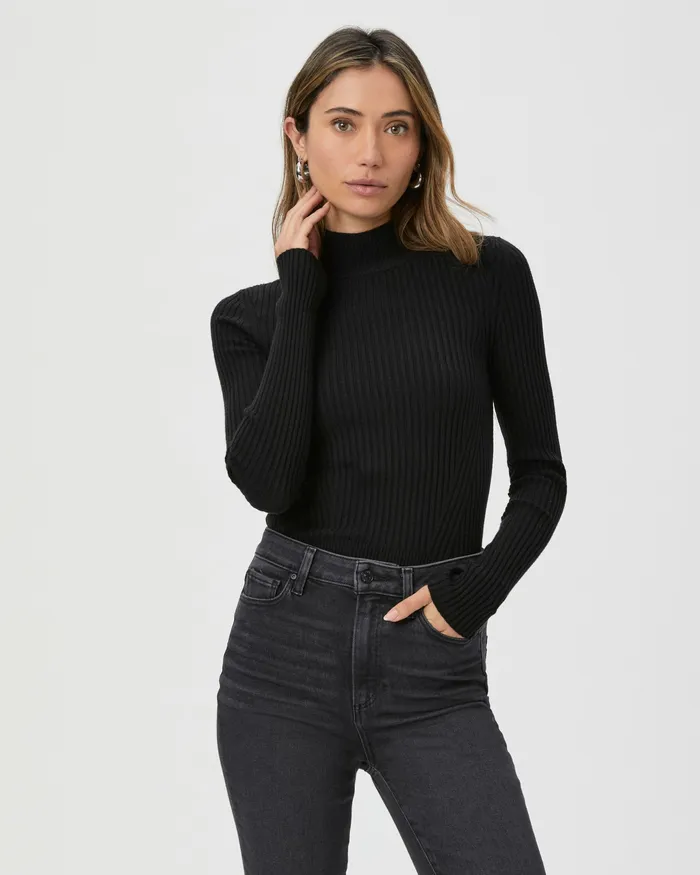 Tops and Blouses Women PAIGE Raisa Top 8211 Black