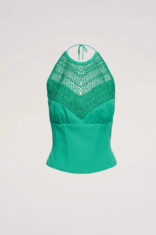 Tops and TShirts Bomboniera Bomboniera Emerald Green Luisa Spagnoli Women Tops and TShirts Bomboniera Bomboniera Emerald Green Luisa Spagnoli Women