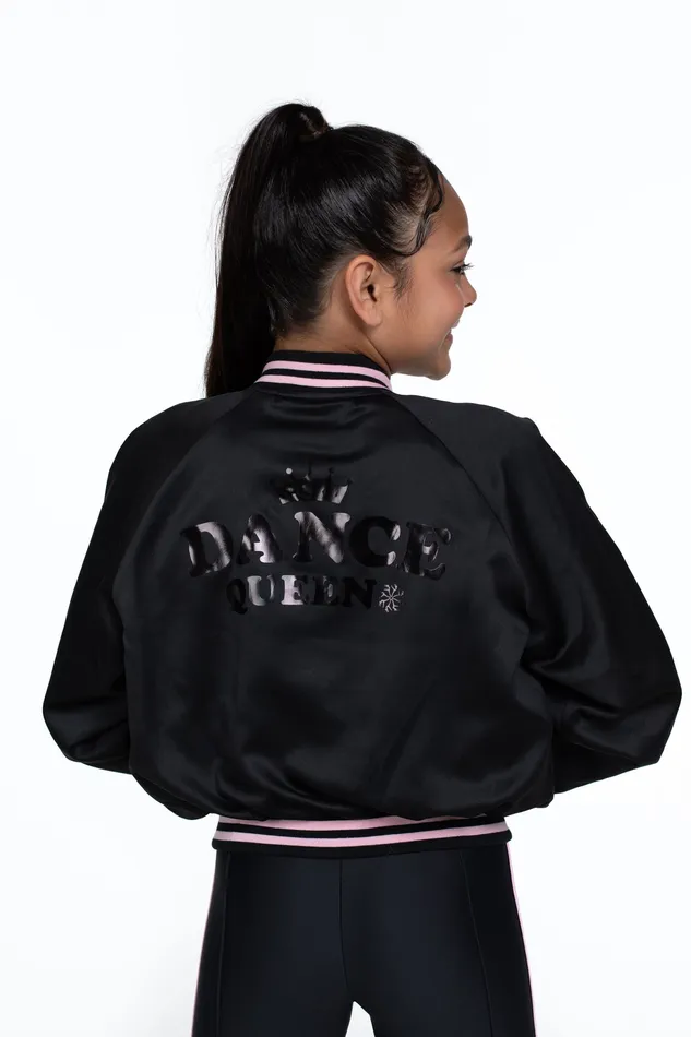 Tops Children Bloch Bloch X Flo Active Rizzo Bomber Jacket Black