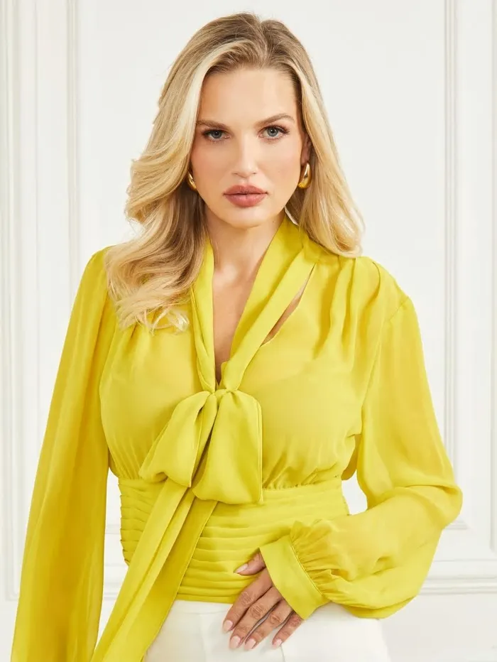 Tops Women GUESS Tamara Blouse Kamikazee