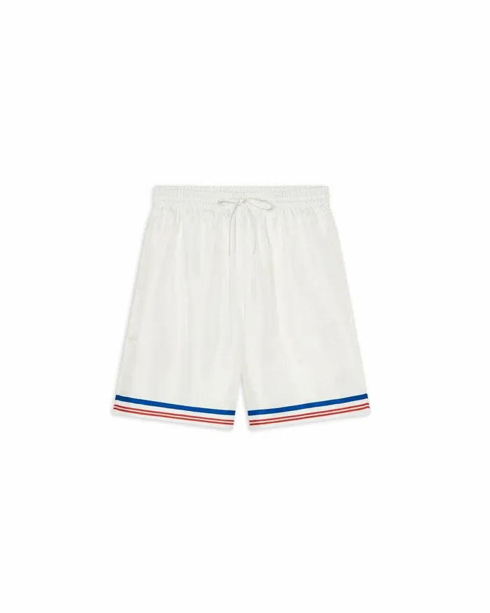 Trousers and Shorts Men Casablanca Paris Casablanca Par Avion Silk Shorts