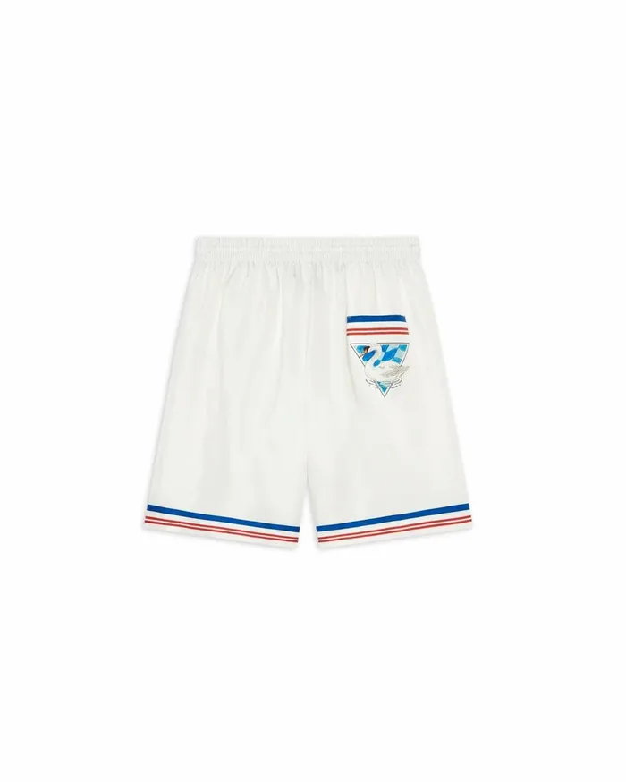Trousers and Shorts Men Casablanca Paris Casablanca Par Avion Silk Shorts