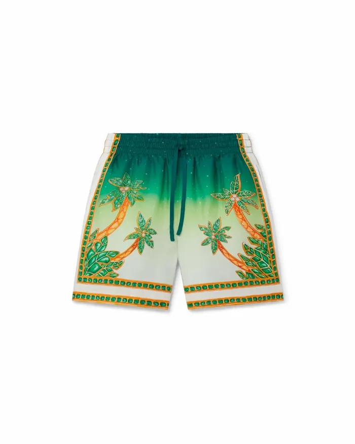 Trousers and Shorts Men Casablanca Paris Joyaux D039Afrique Silk Shorts