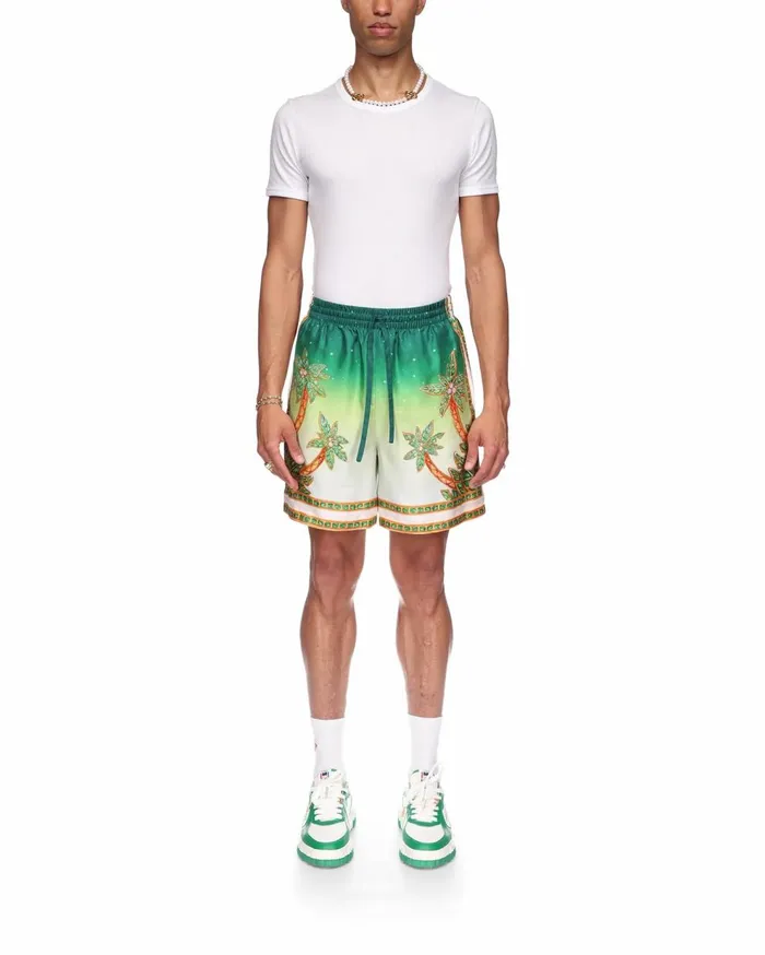 Trousers and Shorts Men Casablanca Paris Joyaux D039Afrique Silk Shorts Trousers and Shorts Men Casablanca Paris Joyaux D039Afrique Silk Shorts