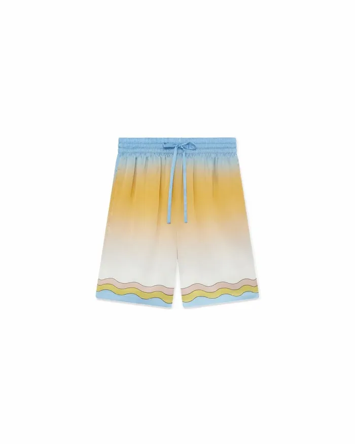 Trousers and Shorts Men Casablanca Paris La Danse Silk Shorts