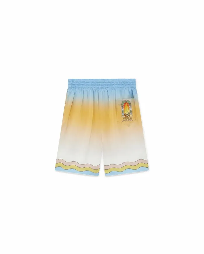 Trousers and Shorts Men Casablanca Paris La Danse Silk Shorts Trousers and Shorts Men Casablanca Paris La Danse Silk Shorts