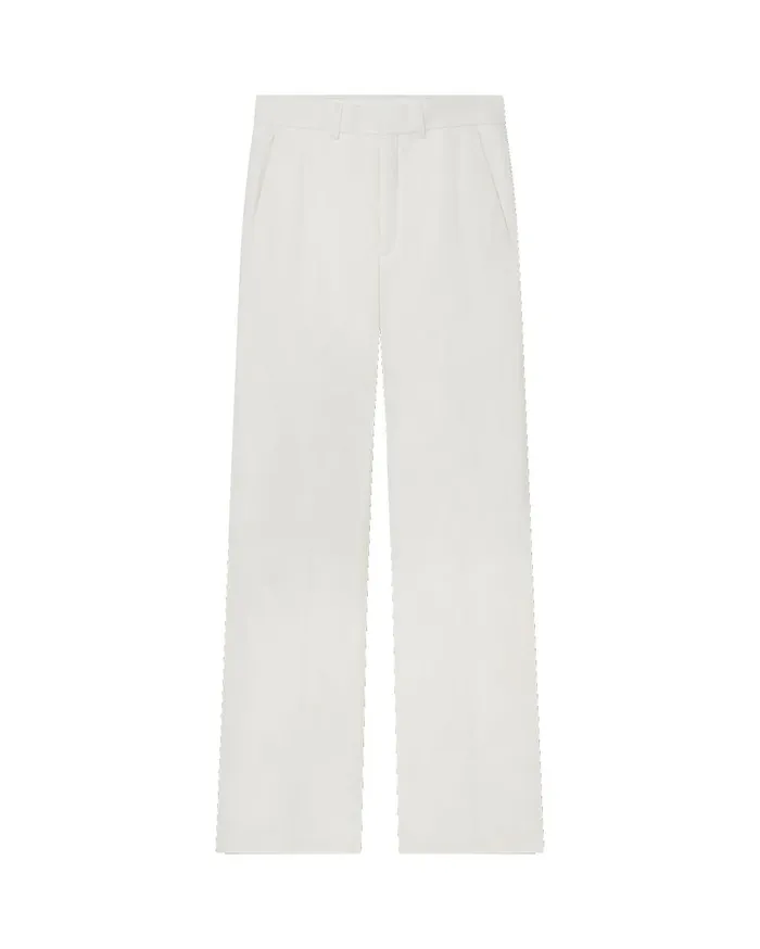 Trousers and Shorts Men Casablanca Paris OffWhite Flared Trousers