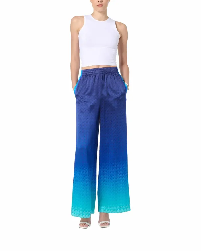 Trousers and Shorts Women Casablanca Paris The Night View Wide Leg Trousers Trousers and Shorts Women Casablanca Paris The Night View Wide Leg Trousers