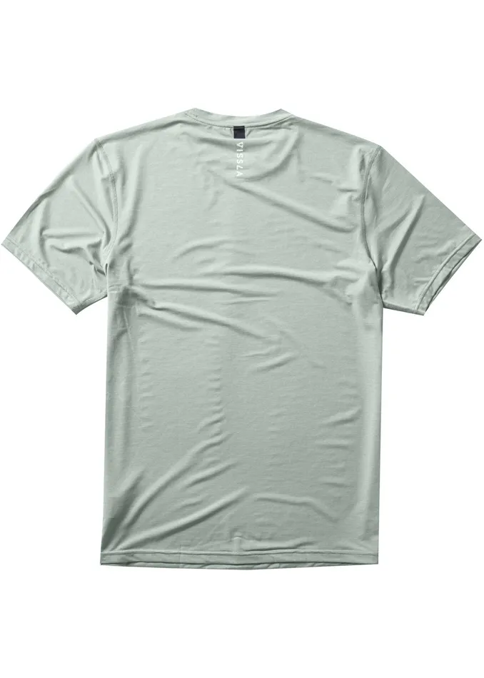 Twisted Eco Short Sleeve Lycra Rash Guard Sea Green Heather Men Wetsuit Tops and Lycra Vissla Twisted Eco Short Sleeve Lycra Rash Guard Sea Green Heather Men Wetsuit Tops and Lycra Vissla