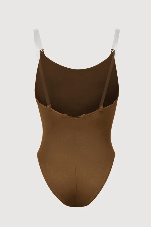 Underwear Children Girls Auva Adjustable Strap Bodysuit Cocoa Bloch Underwear Children Girls Auva Adjustable Strap Bodysuit Cocoa Bloch