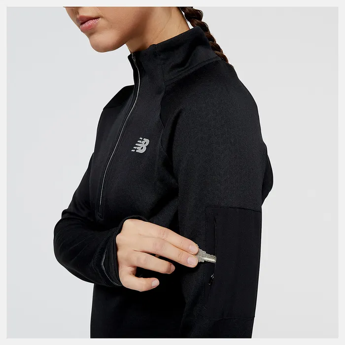United Airlines NYC Half NB Heat Grid Half Zip BLACK Hoodies and Sweatshirts New Balance Women United Airlines NYC Half NB Heat Grid Half Zip BLACK Hoodies and Sweatshirts New Balance Women