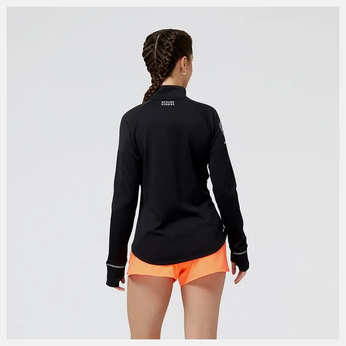 United Airlines NYC Half NB Heat Grid Half Zip BLACK Hoodies and Sweatshirts New Balance Women United Airlines NYC Half NB Heat Grid Half Zip BLACK Hoodies and Sweatshirts New Balance Women