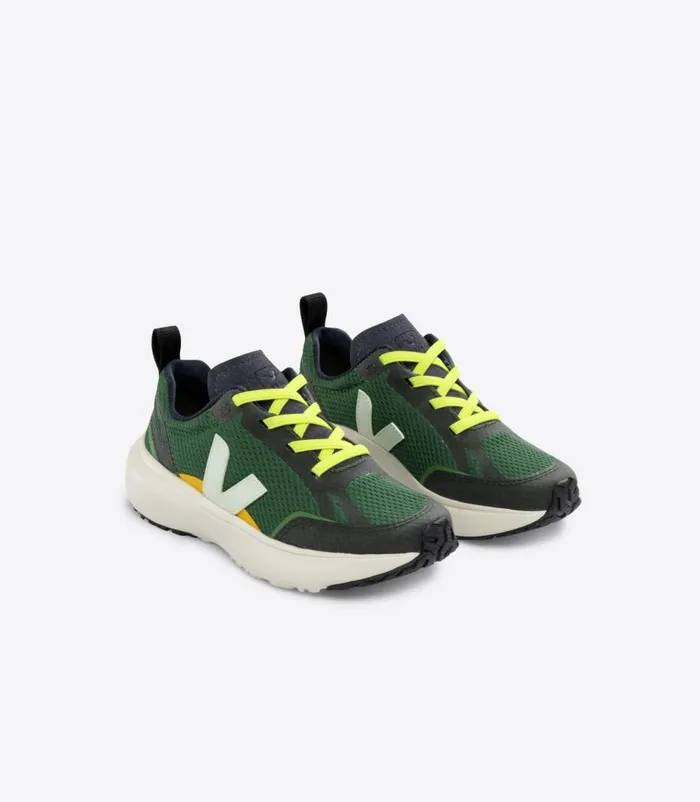 VEJA CANARY ALVEOMESH POKER JADE Kids Canary