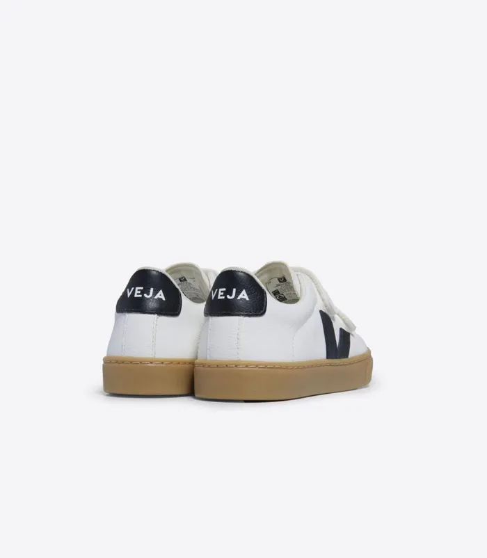 VEJA ESPLAR CHROMEFREE LEATHER WHITE BLACK NATURAL Kids Esplar
