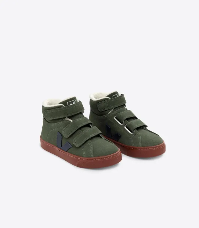 VEJA ESPLAR MID FURED SUEDE MUD NAUTICO Kids Esplar Mid