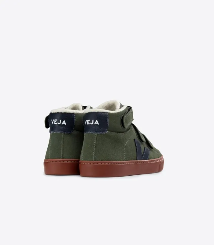 VEJA ESPLAR MID FURED SUEDE MUD NAUTICO Kids Esplar Mid