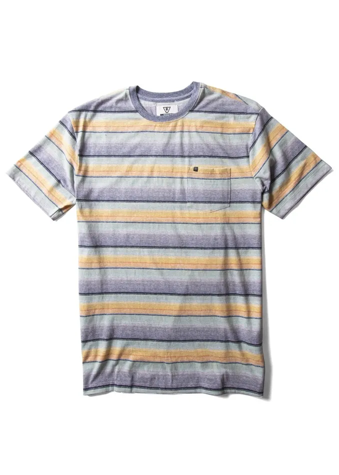 Vissla Dreamer Ss Pkt Tee Multi Heather Men Knit Tees