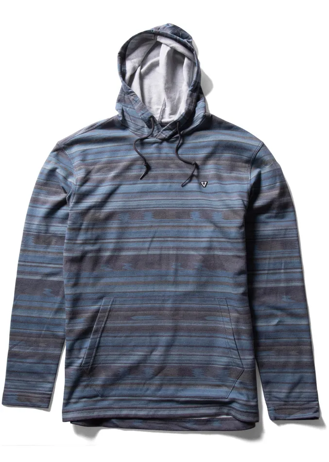 Vissla Morel Po Hoodie Ocean Blue Men Fleece and Hoodies