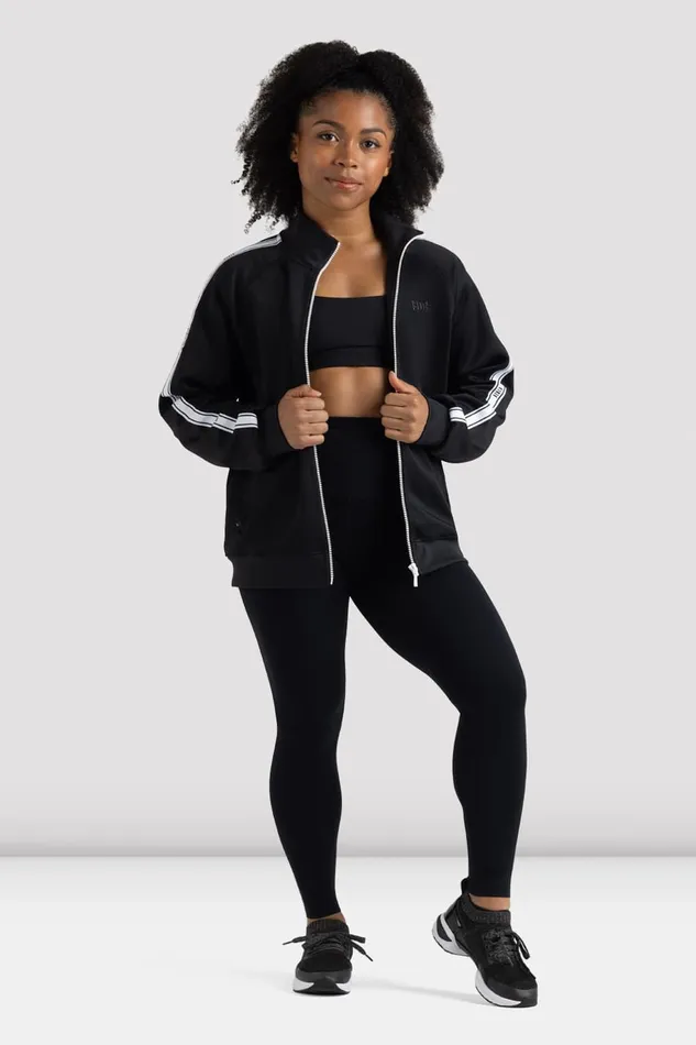 Warmups Adult Bloch Logo Track Jacket Black 8211 Bloch Adult