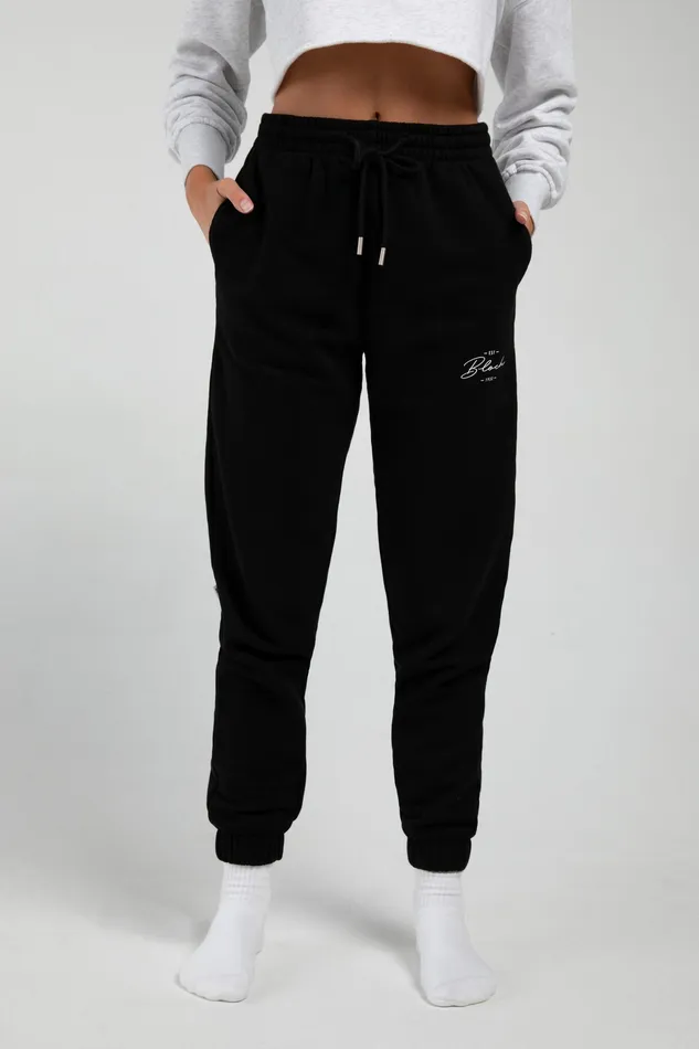 Warmups Adult Bloch OffDuty High Waist Joggers Black Warmups Adult Bloch OffDuty High Waist Joggers Black