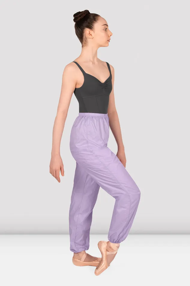 Warmups Bloch Children Girls Ripstop Pants Lilac