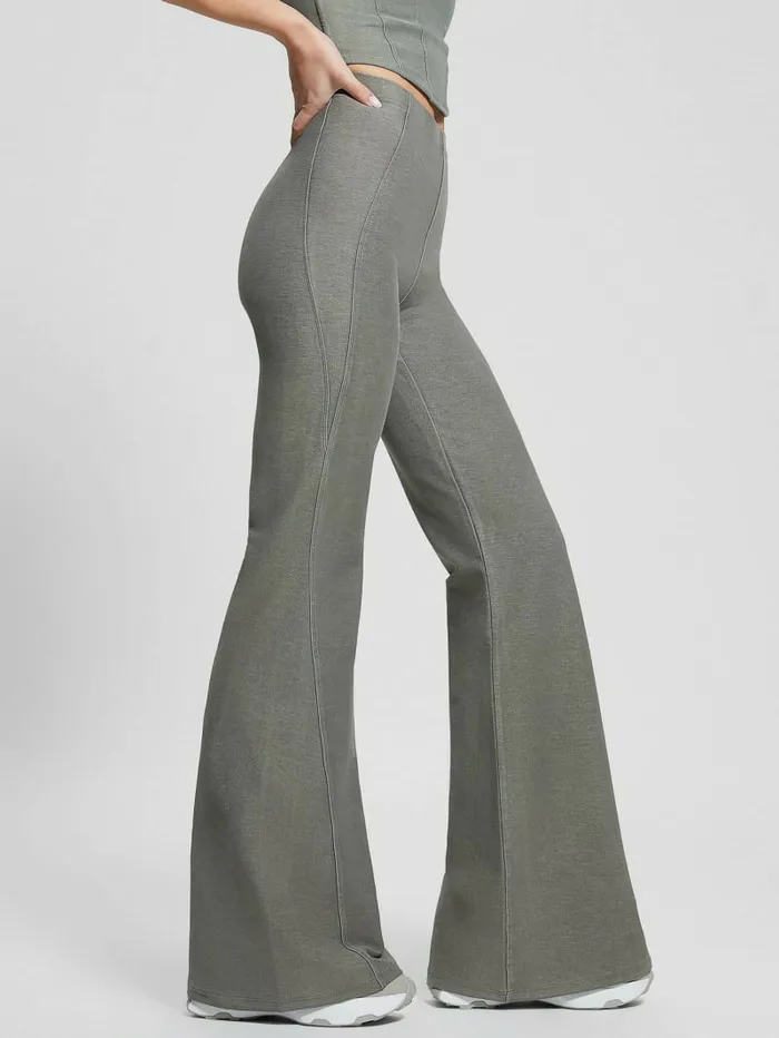 Washed Flare Leggings Colored Grey Multi Women Bottoms GUESS