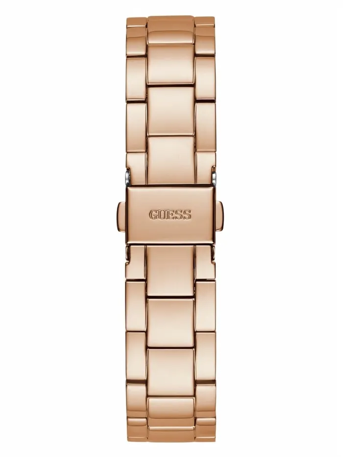 Watches Rose GoldTone and Rhinestone Multifunction Watch Rose Gold GUESS Women