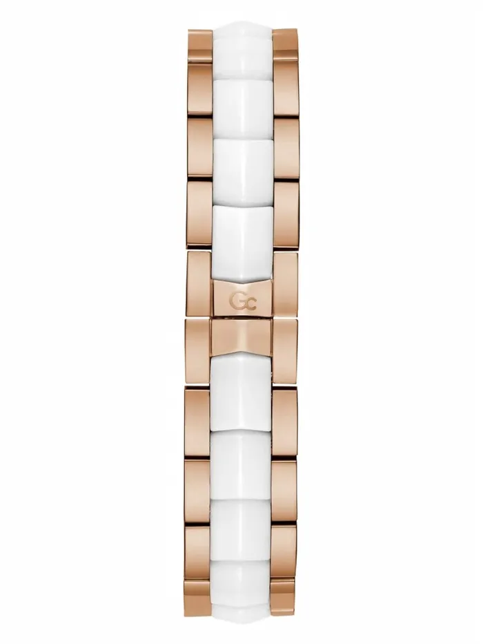 Watches Rose GoldTone and White Ceramic Multifunction Watch Rose Gold 8211 GUESS Women Watches Rose GoldTone and White Ceramic Multifunction Watch Rose Gold 8211 GUESS Women