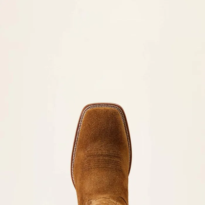 Western Boots Men Ariat Bench Made Bassett Western Boot Oiled Tan Roughout Western Boots Men Ariat Bench Made Bassett Western Boot Oiled Tan Roughout