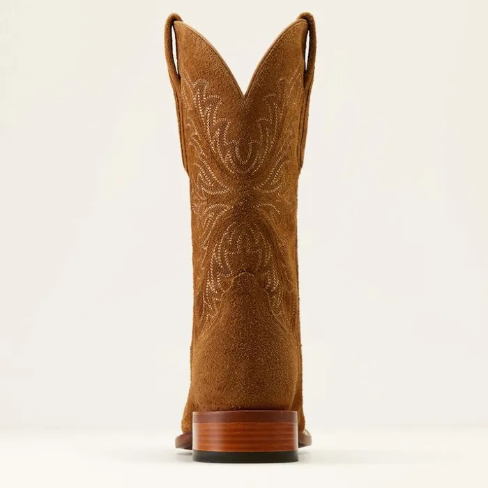 Western Boots Men Ariat Bench Made Bassett Western Boot Oiled Tan Roughout Western Boots Men Ariat Bench Made Bassett Western Boot Oiled Tan Roughout