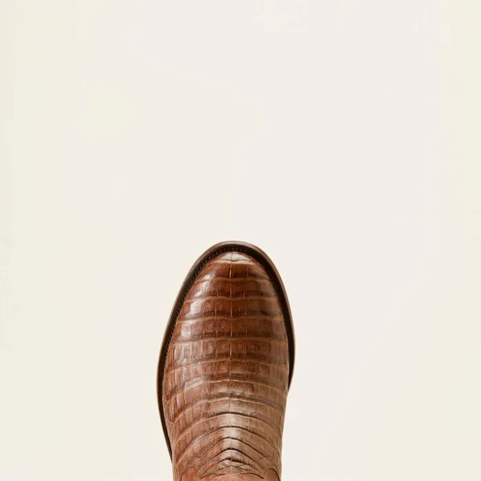 Western Boots Men Ariat Bench Made Clanton Western Boot Natural Caiman Belly Western Boots Men Ariat Bench Made Clanton Western Boot Natural Caiman Belly