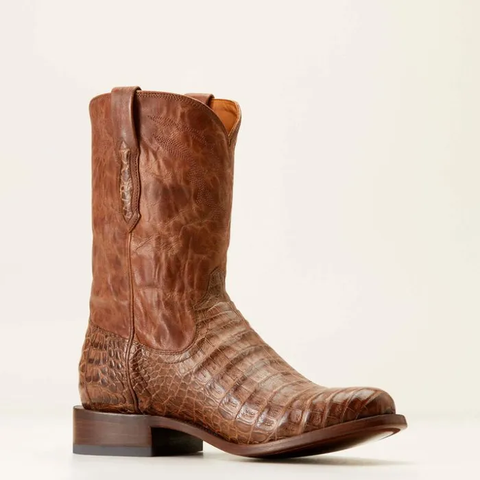 Western Boots Men Ariat Bench Made Clanton Western Boot Natural Caiman Belly Western Boots Men Ariat Bench Made Clanton Western Boot Natural Caiman Belly