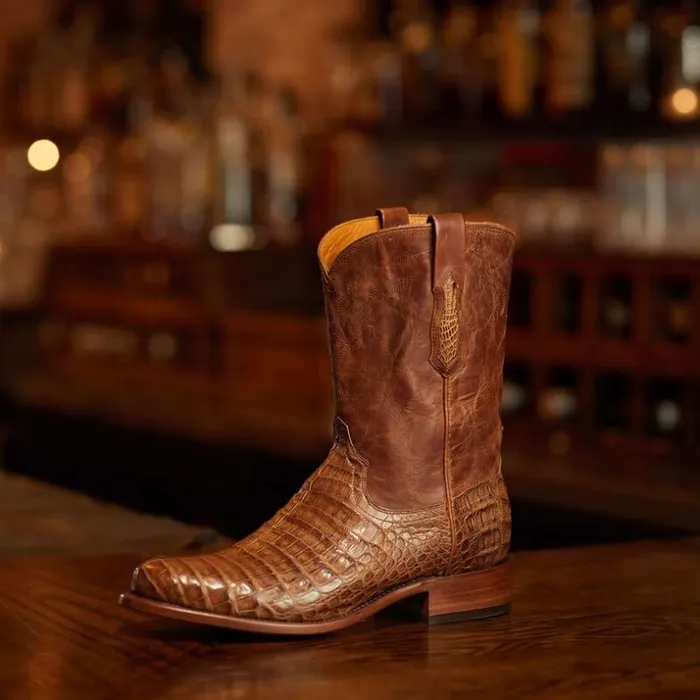 Western Boots Men Ariat Bench Made Clanton Western Boot Natural Caiman Belly Western Boots Men Ariat Bench Made Clanton Western Boot Natural Caiman Belly