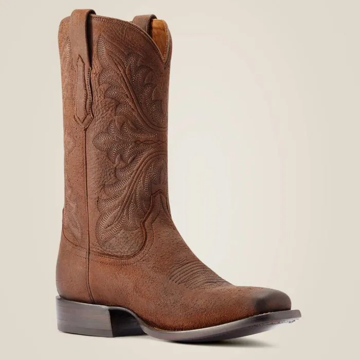Western Boots Men Ariat Bench Made Hardin Western Boot Hickory Elk Western Boots Men Ariat Bench Made Hardin Western Boot Hickory Elk
