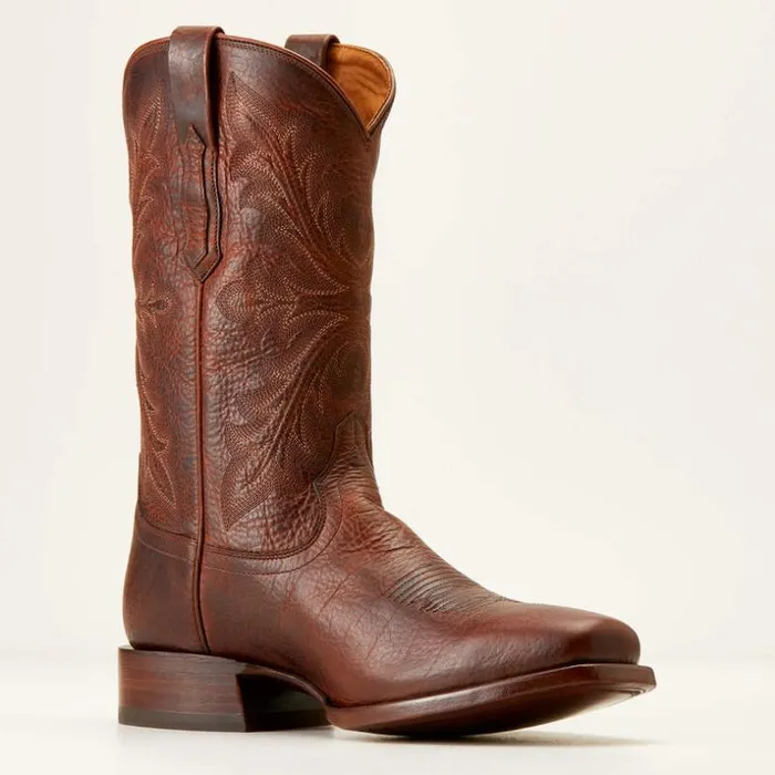 Western Boots Men Ariat Bench Made Stilwell Cowboy Boot Saddle Brown Bison Western Boots Men Ariat Bench Made Stilwell Cowboy Boot Saddle Brown Bison