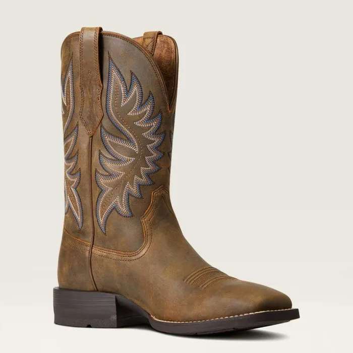 Western Boots Men Ariat Brander Western Boot Bear Brown