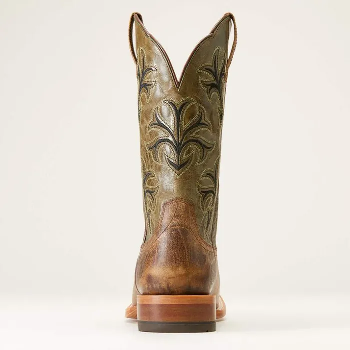 Western Boots Men Ariat Cowboss Western Boot Crinkled Brown