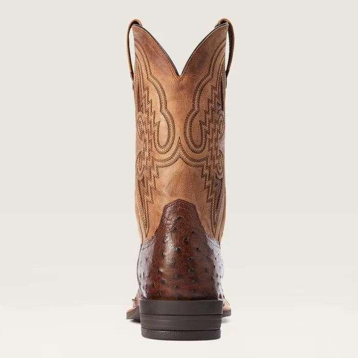 Western Boots Men Ariat Dagger Western Boot Dark Tabac Full Quill Ostrich Western Boots Men Ariat Dagger Western Boot Dark Tabac Full Quill Ostrich