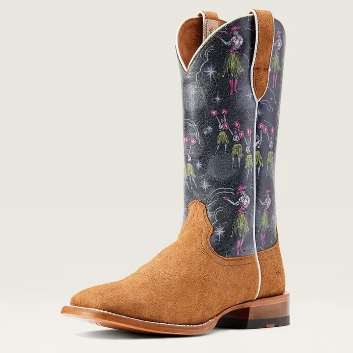 Western Boots Men Ariat Frontier Western Aloha Western Boot Rusty Roughout