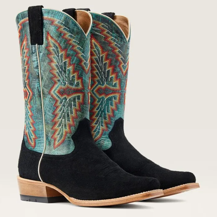 Western Boots Men Ariat Futurity Showman Western Boot Black Roughout Western Boots Men Ariat Futurity Showman Western Boot Black Roughout