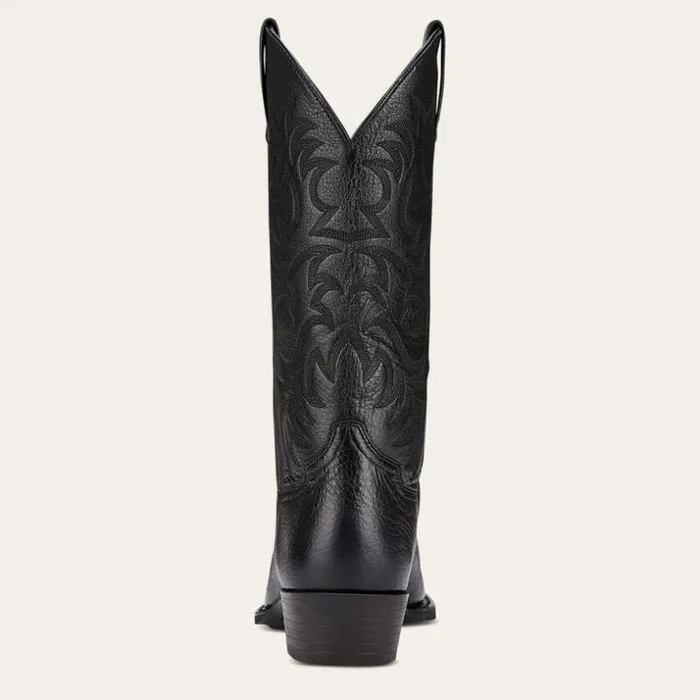 Western Boots Men Ariat Heritage R Toe Western Boot Black Deertan Western Boots Men Ariat Heritage R Toe Western Boot Black Deertan