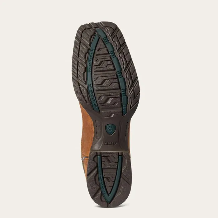Western Boots Men Ariat Hybrid Patriot Country Western Boot Casper Brown