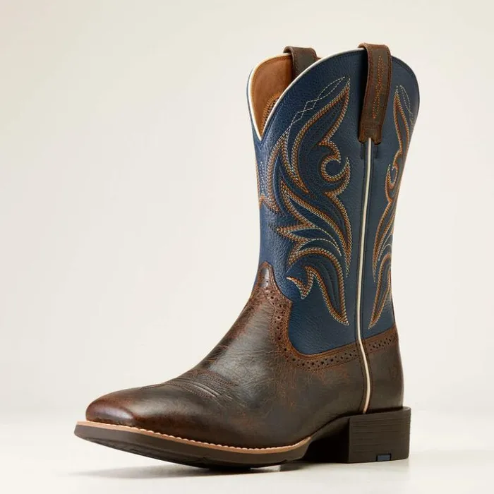 Western Boots Men Ariat Sport Knockout Western Boot Dark Whiskey