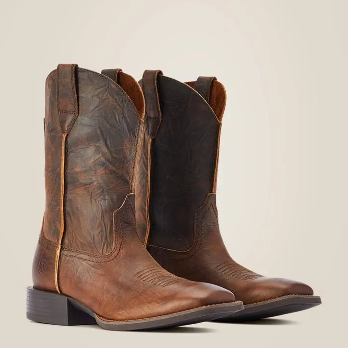 Western Boots Men Ariat Sport Rambler Western Boot Bartop Brown Western Boots Men Ariat Sport Rambler Western Boot Bartop Brown