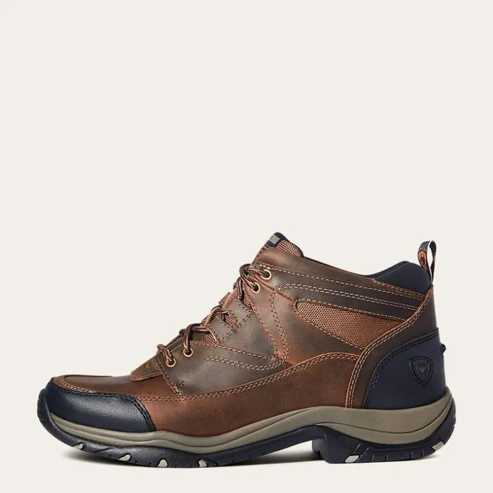 Western Boots Men Ariat Terrain Distressed Brown Western Boots Men Ariat Terrain Distressed Brown