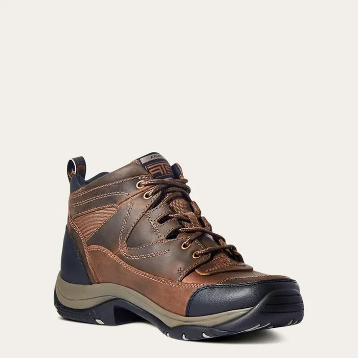 Western Boots Men Ariat Terrain Distressed Brown Western Boots Men Ariat Terrain Distressed Brown