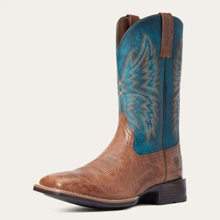 Western Boots Men Ariat Valor Ultra Western Boot Dark Tan